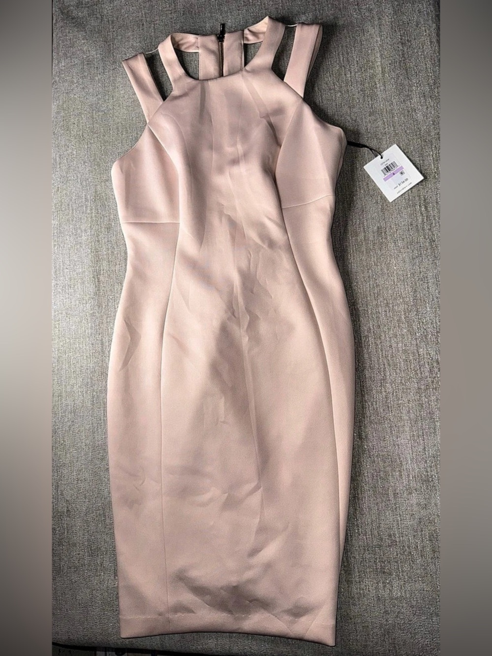 Calvin Klein Pink Midi Dress Size 6 NWT